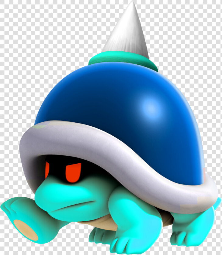 Mario Maker Blue Spike Top   Super Mario Spike Top  HD Png DownloadTransparent PNG