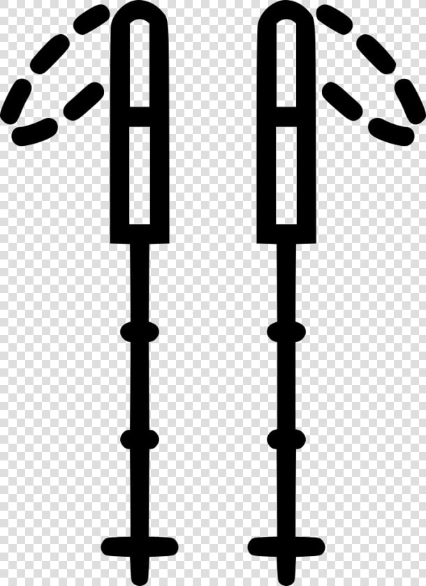 Hiking Sticks   Hiking Poles Icon  HD Png DownloadTransparent PNG