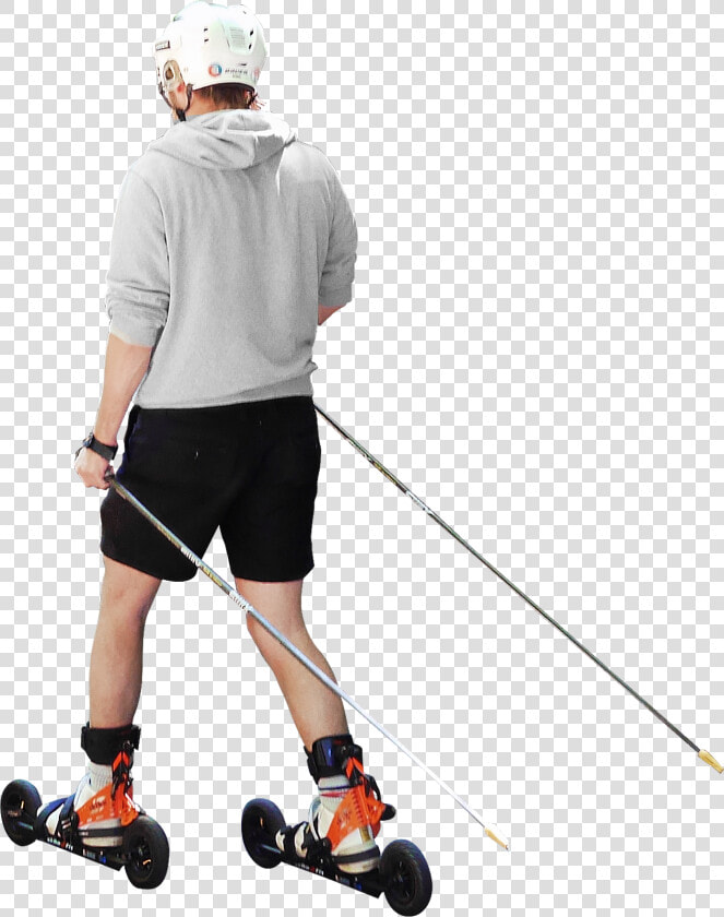 275 I Didnt Know That Terrain Roller Skis Existed Until   Man On Rollerblades Png  Transparent PngTransparent PNG