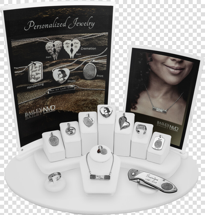 Nmd 11 Piece Personalized Jewelry Display With Free   Illustration  HD Png DownloadTransparent PNG