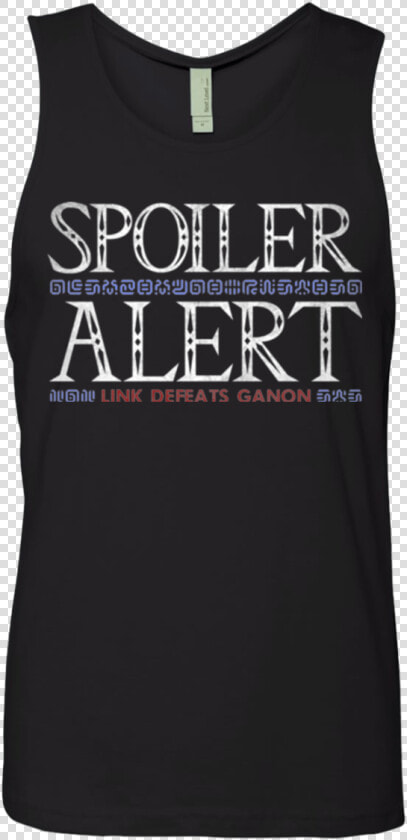 Spoiler Alert Link Defeats Ganon Men S Premium Tank   Sleeveless Shirt  HD Png DownloadTransparent PNG