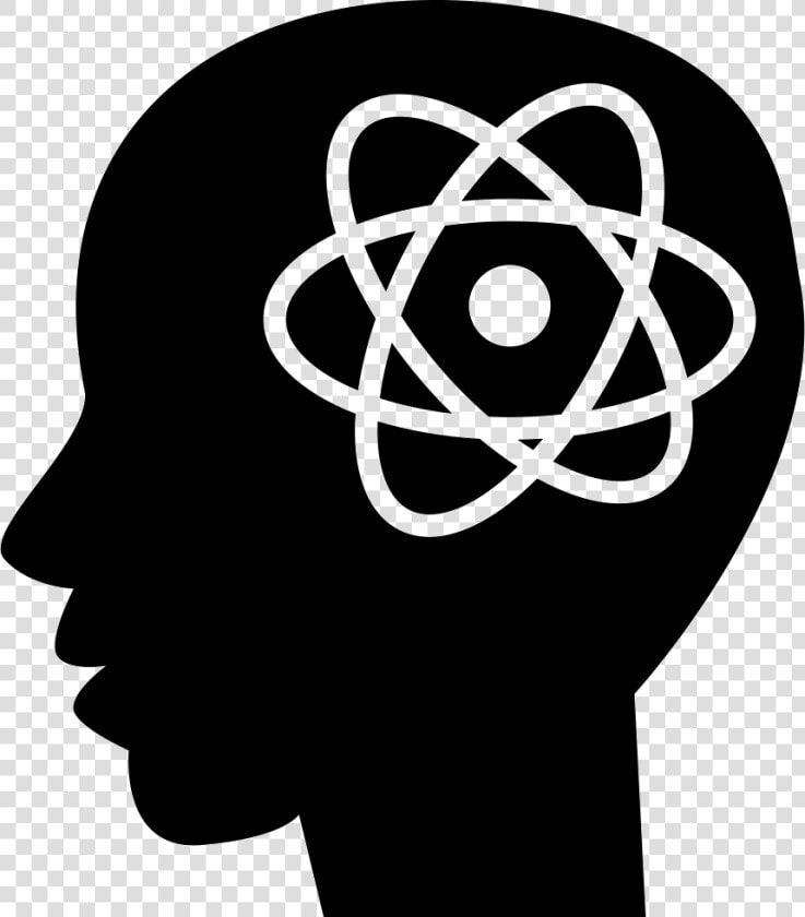 Atom Symbol In Man Head   Flutter And React Native  HD Png DownloadTransparent PNG