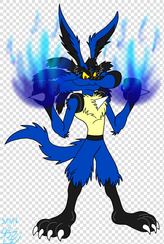 Wile E Cario   Lucario Wile E Coyote  HD Png DownloadTransparent PNG