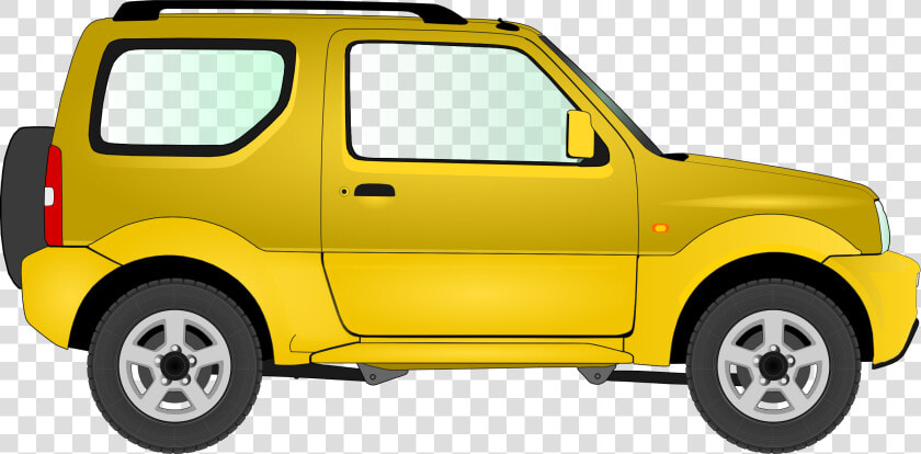 Automotive Exterior mini Sport Utility Vehicle compact   Yellow Car Clip Art  HD Png DownloadTransparent PNG