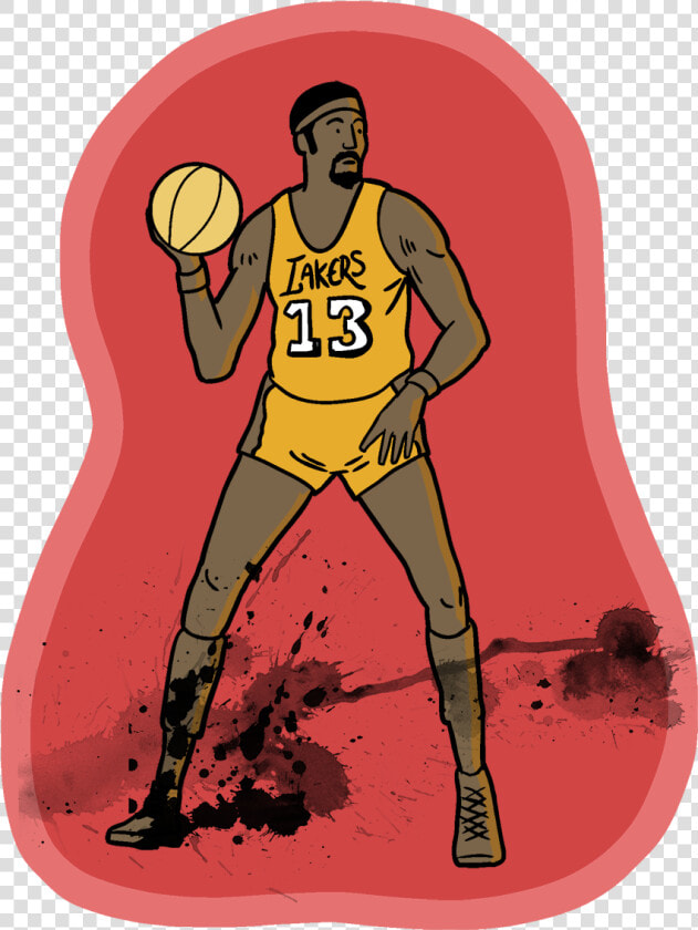 A Million Degrees Of Separation O Production Company   Wilt Chamberlain Dibujo  HD Png DownloadTransparent PNG