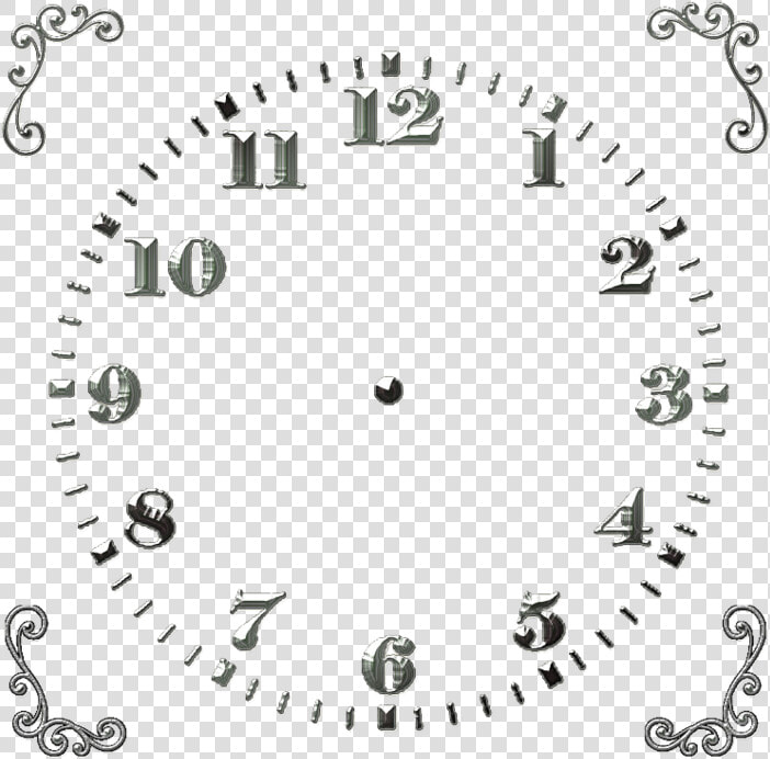 Square Clock Face   Printable Square Clock Faces  HD Png DownloadTransparent PNG