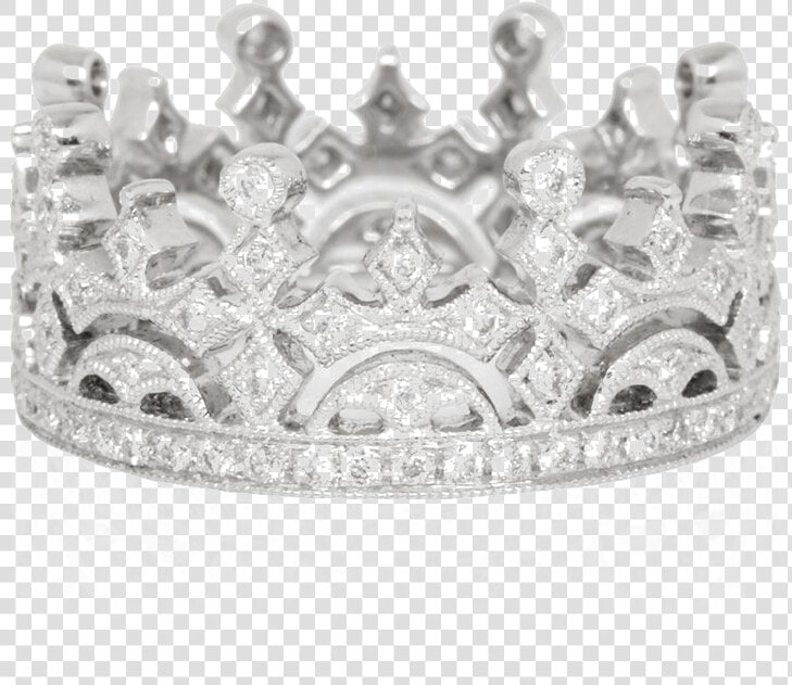 Diamond Crown Png Image With Transparent Background   Women  39 s White Gold Diamond Crown Ring  Png DownloadTransparent PNG