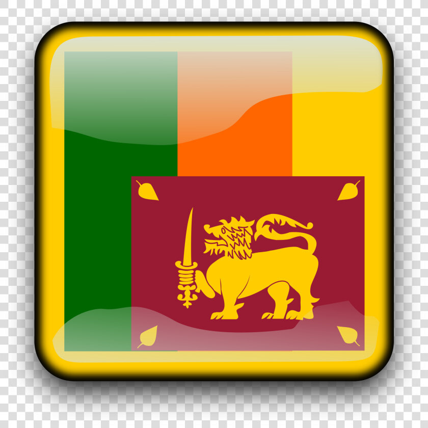 Lk Clip Arts   Sri Lankan Flag Icon  HD Png DownloadTransparent PNG