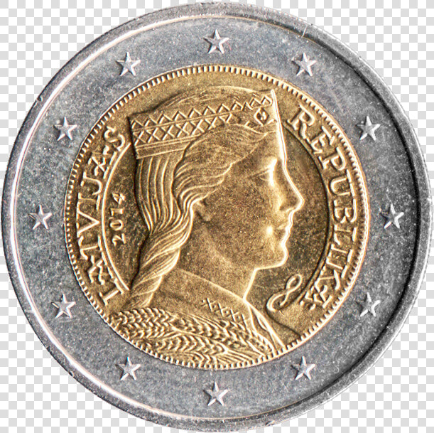 Latvijas Republika 2 Euro 2014  HD Png DownloadTransparent PNG