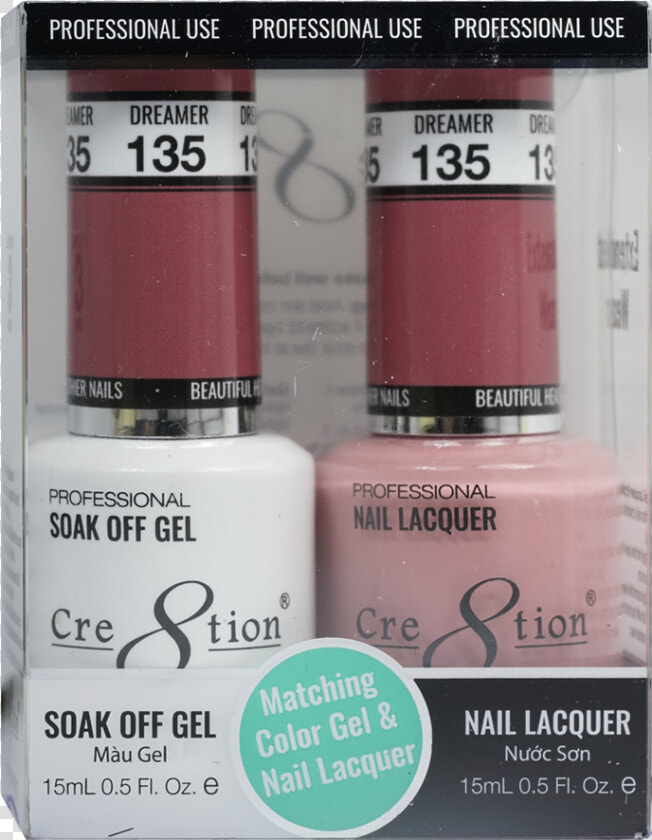 Cre8tion Matching Color Gel  amp  Nail Lacquer 135 Fire   Cre8tion 026  HD Png DownloadTransparent PNG