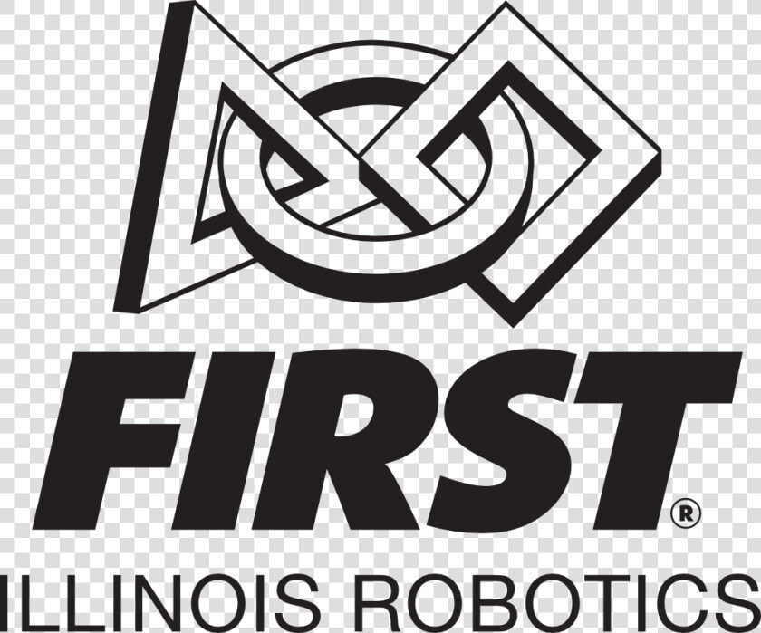 First Illinois Robotics 1c Vertical   First Robotics Logo Black And White  HD Png DownloadTransparent PNG