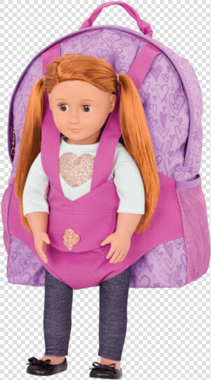 Doll Carrier Backpack   Our Generation Backpacks  HD Png DownloadTransparent PNG