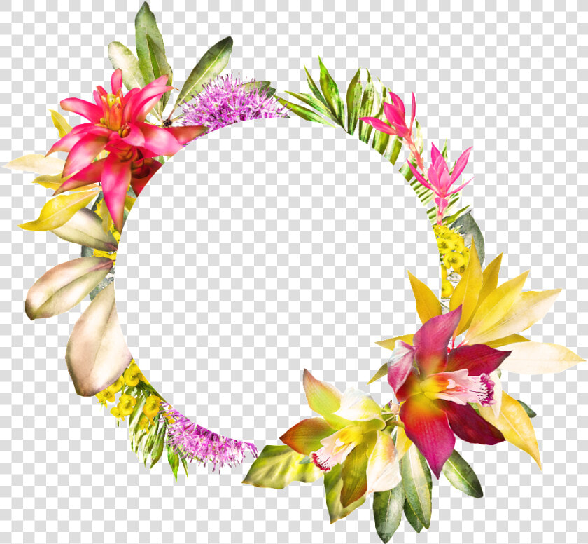 This Graphics Is Hand painted Flowers Woven Ring Png   Flowers Ring Png  Transparent PngTransparent PNG