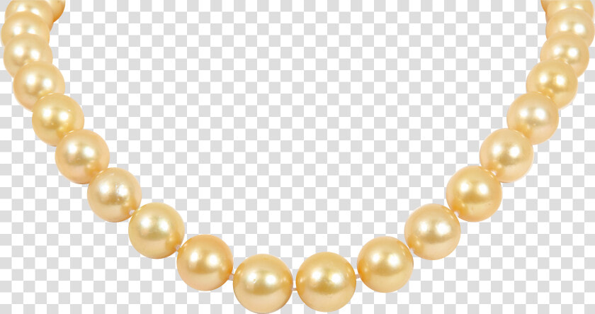 Gold South Sea Pearl Necklace   Necklace  HD Png DownloadTransparent PNG