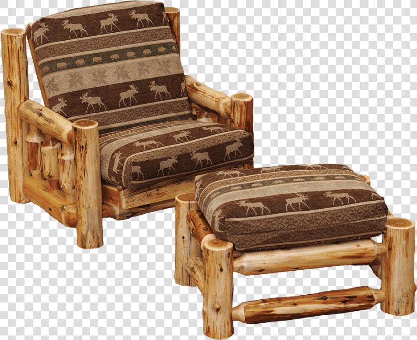 Cedar Futon Chair And Ottoman And Cover   Futon  HD Png DownloadTransparent PNG