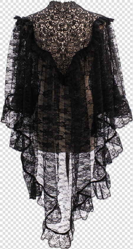 Whitby Lace Applique Gothic Cape   Cardigan  HD Png DownloadTransparent PNG