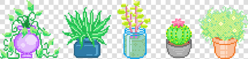 Vector Download Collection Of Free Plant   Transparent Cactus Pixel Art  HD Png DownloadTransparent PNG