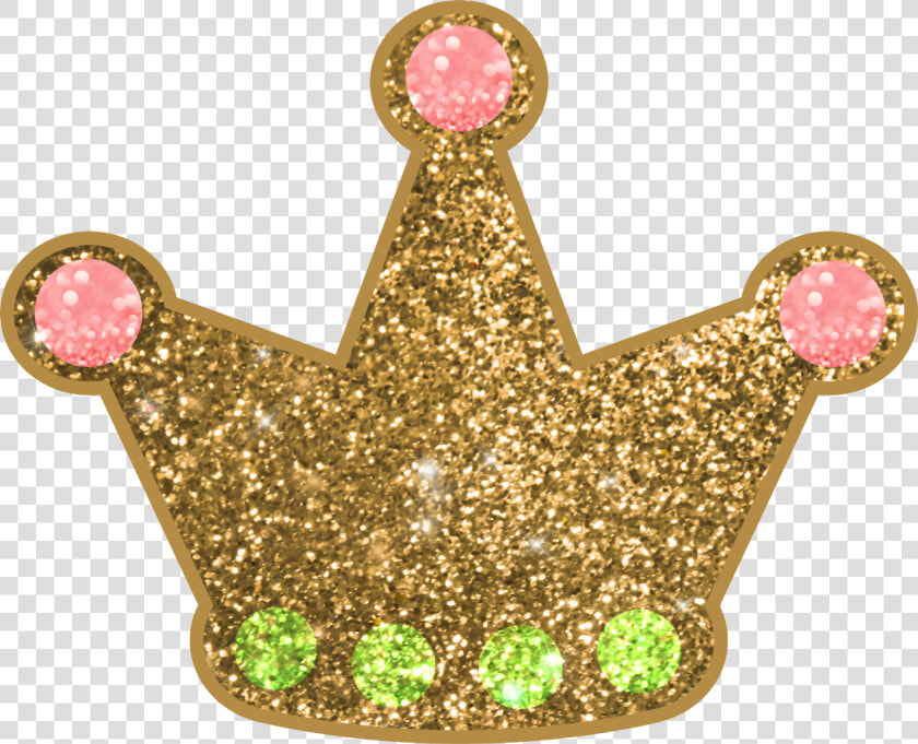 Crown Gold Glitter Glamour Sparkle Shiny Sticker Freeto   Stickers Glitter Gold Crown  HD Png DownloadTransparent PNG