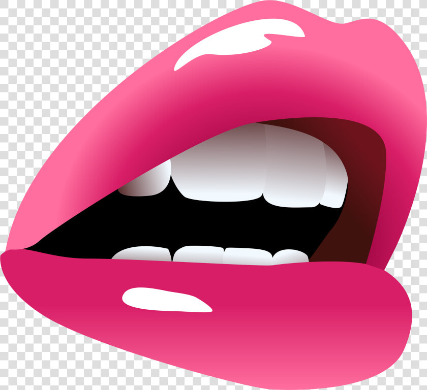 Mouth Pink Png Clipart Image   Side View Open Mouth Drawing  Transparent PngTransparent PNG