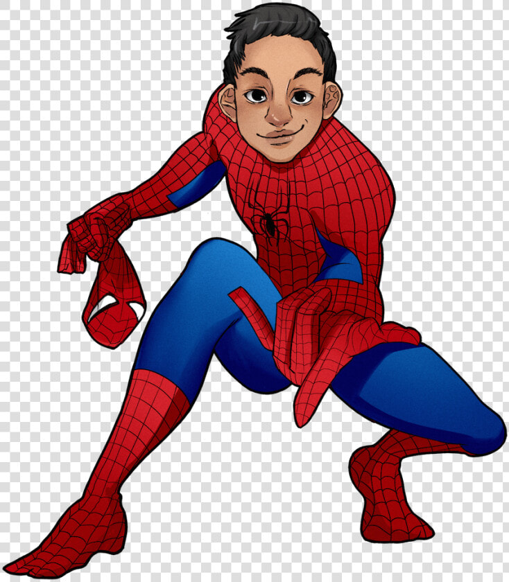 Julian As Spiderman By Arurmz Via Artcorgi   Spiderman Clip Art  HD Png DownloadTransparent PNG