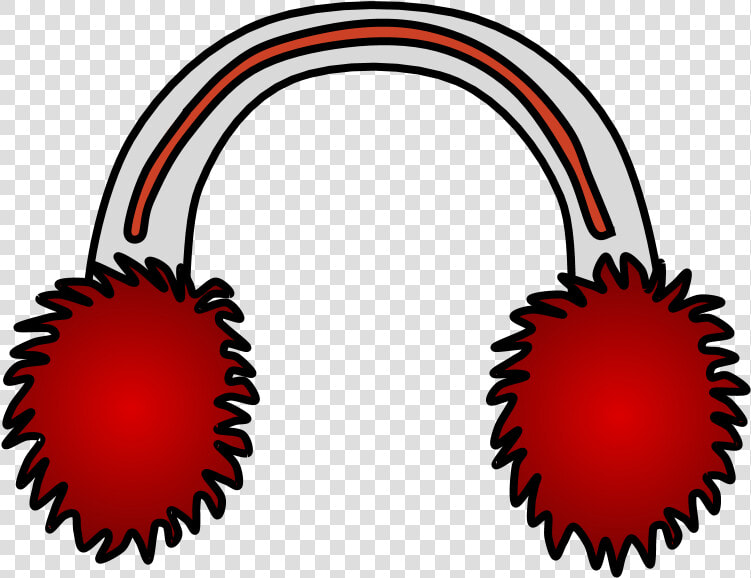 Earmuffs  Red   Transparent Cartoons   Earmuffs Clipart  HD Png DownloadTransparent PNG