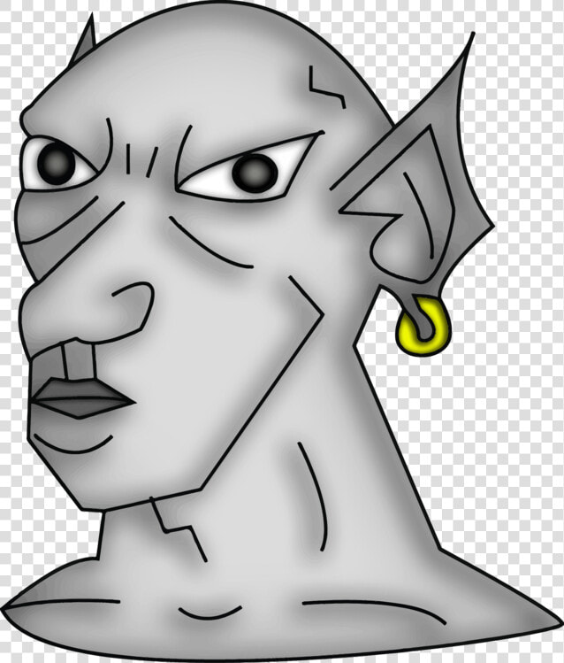 Art monochrome Photography headgear   Goblin Mixed With An Elf  HD Png DownloadTransparent PNG