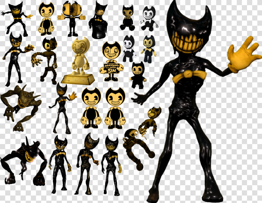 Bendy Resource Pack 1  friend   iibts Army Loveii   Nightmare Bendy And The Ink Machine  HD Png DownloadTransparent PNG