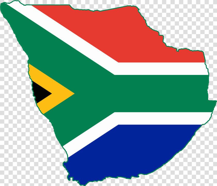 Flag Map Of Greater South Africa   South Africa Flag Map  HD Png DownloadTransparent PNG