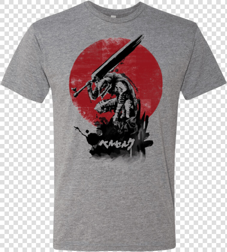 Red Sun Swordsman Men S Triblend T shirt   T shirt  HD Png DownloadTransparent PNG