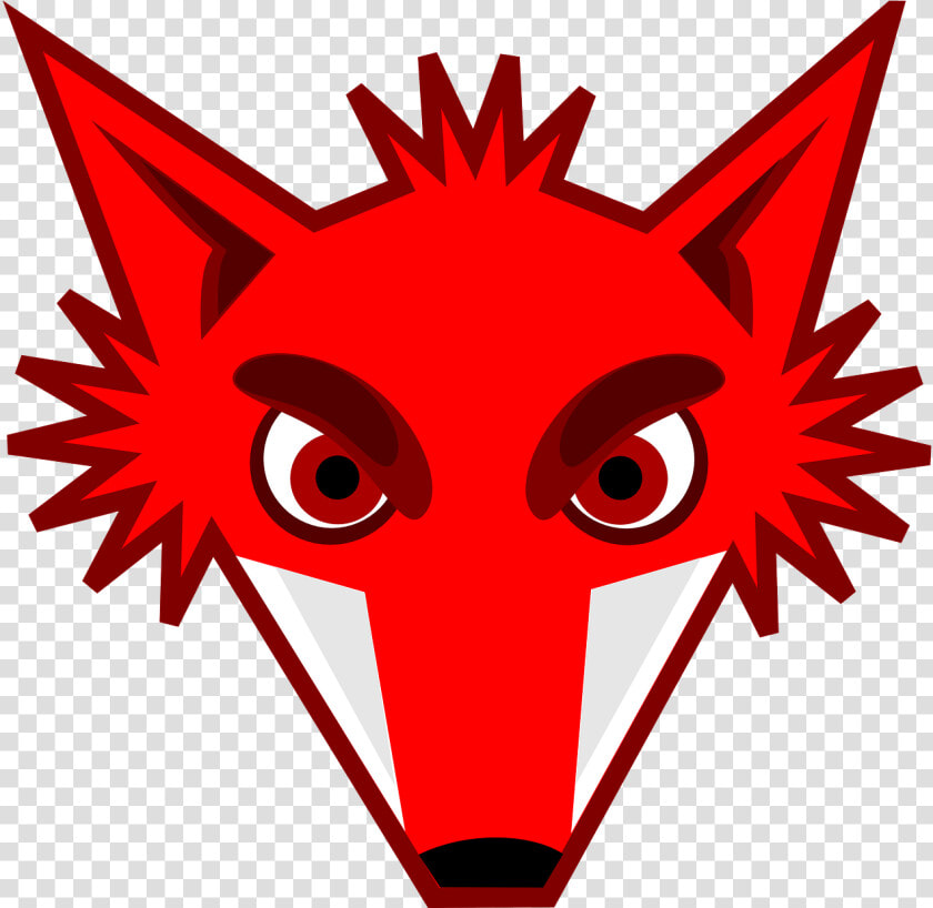 Red Fox Head Svg Clip Arts   Fox Red Face Clipart  HD Png DownloadTransparent PNG