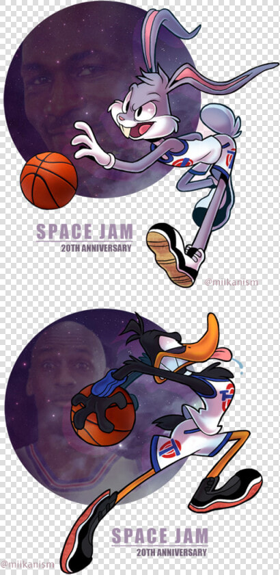 Space Jam Bunny Cartoon Clipart Poster Art Transparent   Space Jam Fan Art  HD Png DownloadTransparent PNG