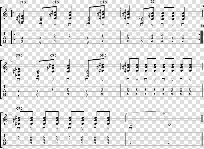 Guitar Tabs Of The Chorus Of The Song What S My Age   Sheet Music  HD Png DownloadTransparent PNG