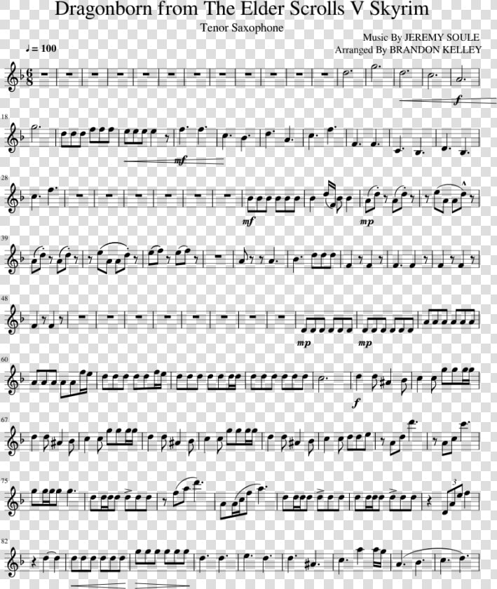 Solo De Concours Clarinet Sheet Music  HD Png DownloadTransparent PNG