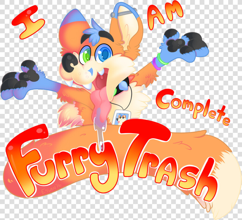 Transparent Furry Png   Am Furry Trash  Png DownloadTransparent PNG