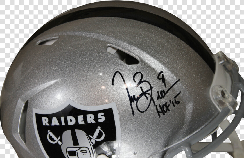 Tim Brown Autographed Oakland Raiders Riddell Speed   Oakland Raiders  HD Png DownloadTransparent PNG