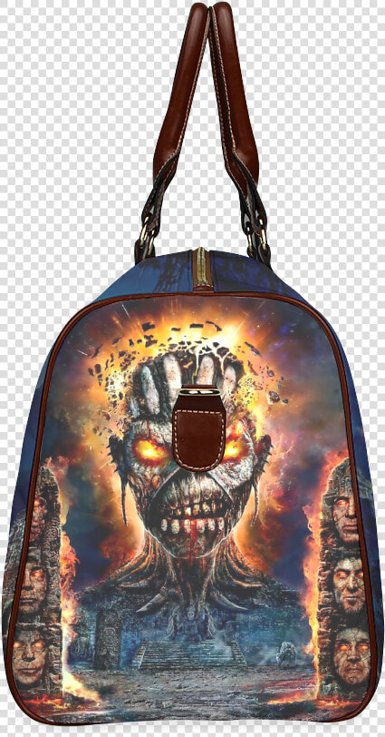 Psylocke Waterproof Travel Handbag With Iron Maiden   Iron Maiden Wallpaper Eddie  HD Png DownloadTransparent PNG