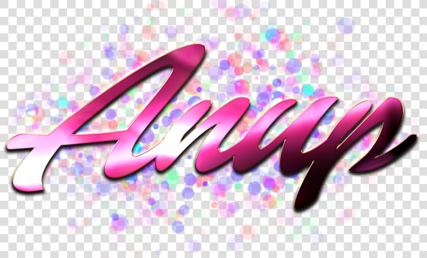 Anup Name Logo Bokeh Png   Anastasia Name  Transparent PngTransparent PNG