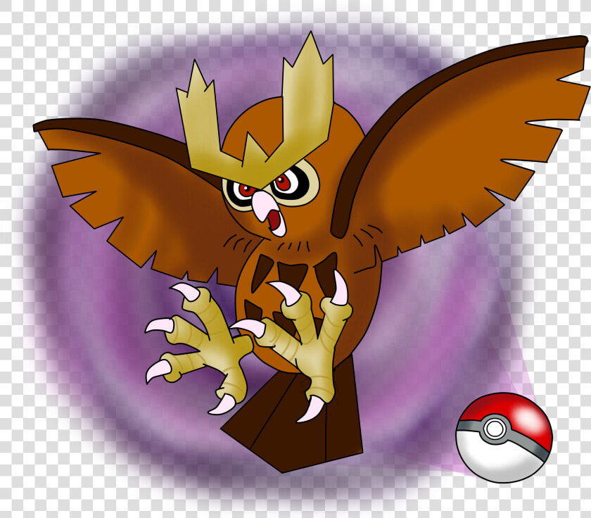 Noctowl Pokemon Drawing  HD Png DownloadTransparent PNG