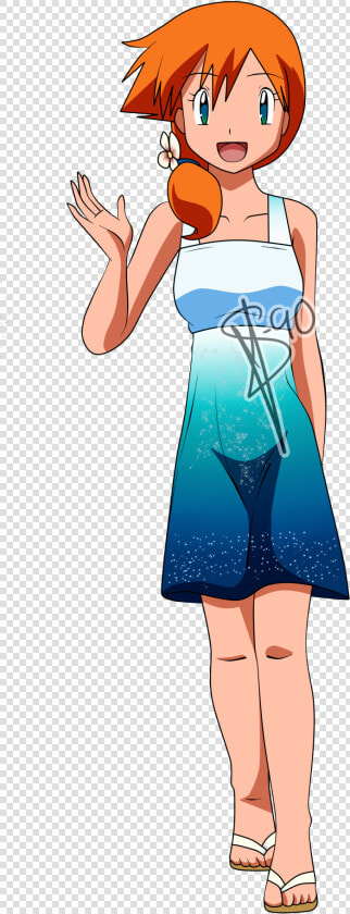 Art fictional Character style   Grown Up Misty Pokemon  HD Png DownloadTransparent PNG