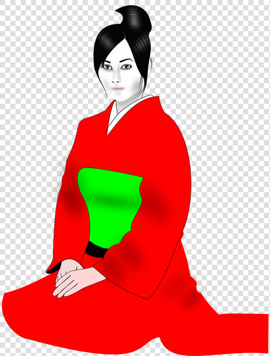 Japanese  Kimono  Woman  Geisha  Mode  Beautiful  Model   Weight Loss In Japanese Method  HD Png DownloadTransparent PNG