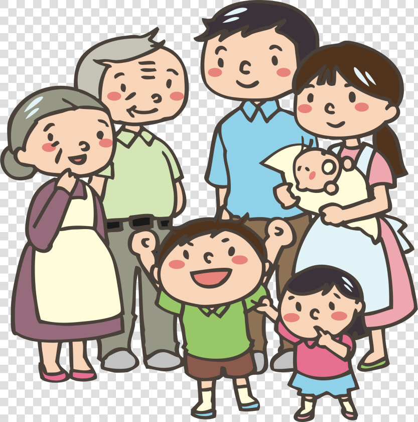 Multigenerational Big Image Png   Multigenerational Family Clipart  Transparent PngTransparent PNG