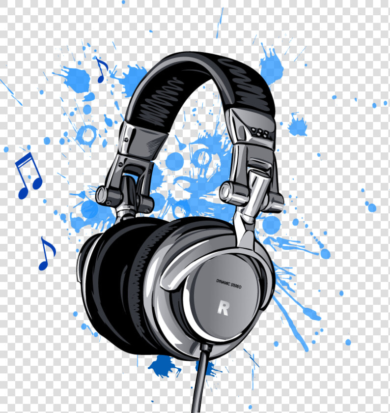 Headphones gadget audio Device clip Art graphic Design ear audio   Headphones With Two Jacks  HD Png DownloadTransparent PNG