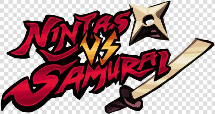 Ninjas Vs Samurai Logo   Calligraphy  HD Png DownloadTransparent PNG