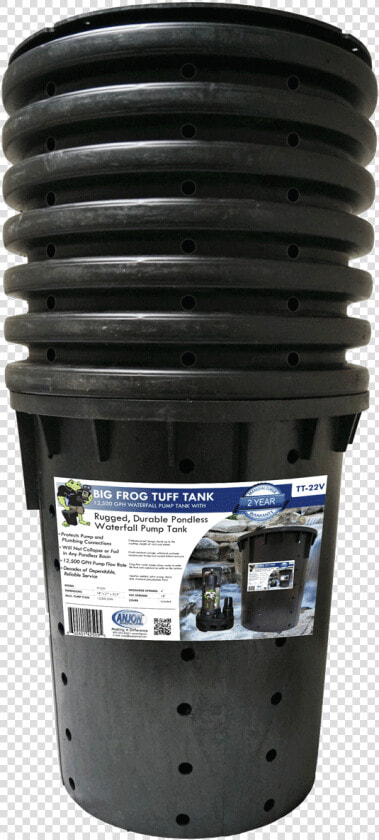 Big Frog Tuff Tank Pondless Waterfall Pump Tank With   Plastic  HD Png DownloadTransparent PNG