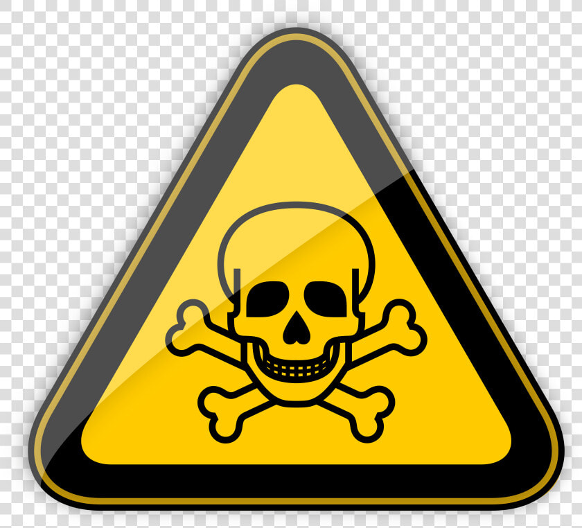 Toxic Warning Sign Png Clipart   Toxic Warning Label  Transparent PngTransparent PNG