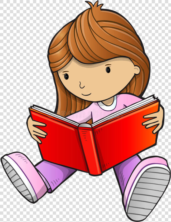 Reading Person Great Free Silhouette Coloring Transparent   Girl Reading Book Clip Art  HD Png DownloadTransparent PNG