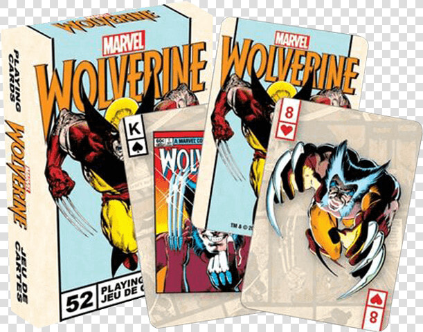 Marvel Wolverine Playing Cards   Comic Book  HD Png DownloadTransparent PNG