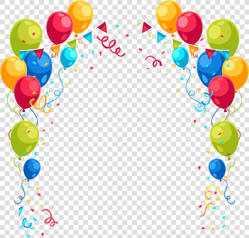  birthday  birthdayframe  balloonsframe  frame  balloon   Birthday Balloon Border Png  Transparent PngTransparent PNG