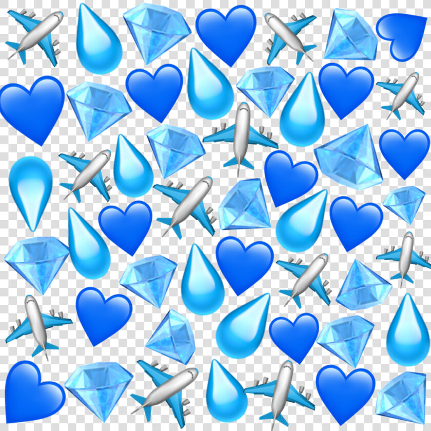  sticker  bluesticker  blue  hearts  aesthetic  like4like   Eric Cuaresma  HD Png DownloadTransparent PNG