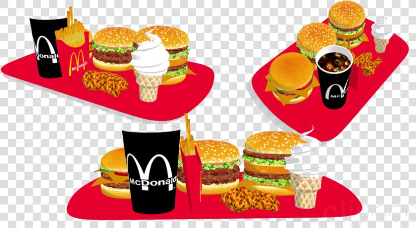 Mcdonalds Hamburger Restaurant Food Transparent Image   Mcdonalds Food Clip Art  HD Png DownloadTransparent PNG